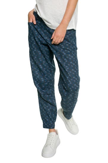 PATAGONIA Stoffhose 'Hampi Rock' blau gemustert