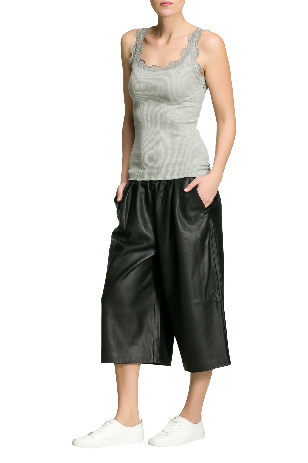 ROSEMUNDE Seidenmix-Top 'Babette' grau, Bild 1