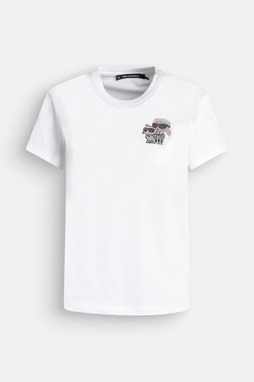 KARL LAGERFELD T-Shirt weiß