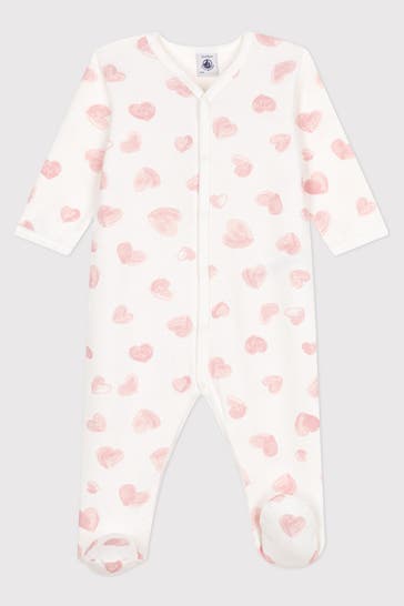 PETIT BATEAU Strampler gemustert
