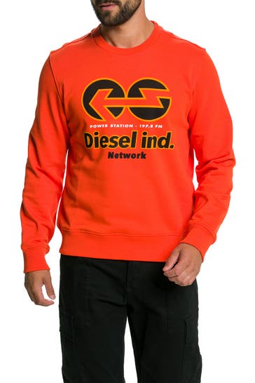 DIESEL Sweatshirt 'Ginn' orange
