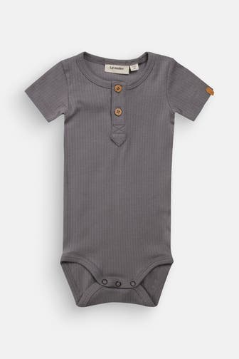 LIL' ATELIER Body 'Gio Boa' dunkelgrau