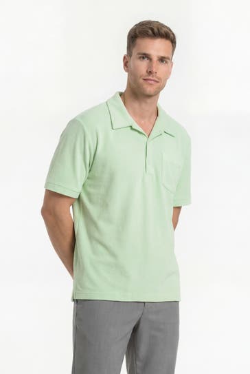 CLOSED Polo-Shirt pastellgrün