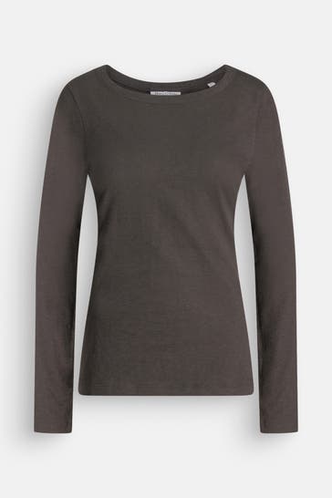 MARC O'POLO DENIM Longsleeve dunkelgrau