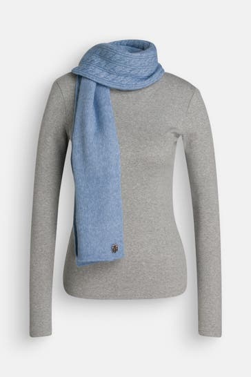 TOMMY HILFIGER Schal taubenblau