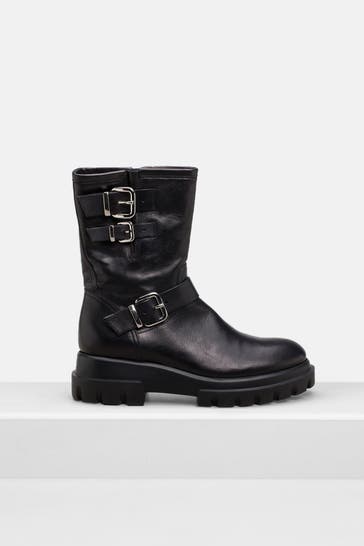AGL Biker-Boots 'Chunky Biker' schwarz