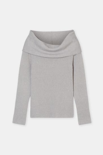 CLOSED Strickpullover hellgrau