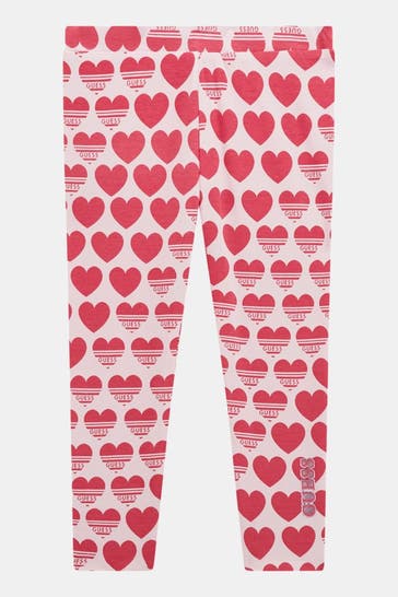 GUESS Wende-Leggings rosa gemuster