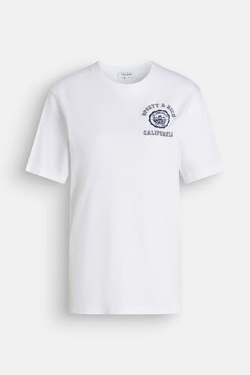 SPORTY & RICH T-Shirt weiß