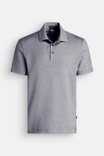 BOSS Polo-Shirt nachtblau meliert