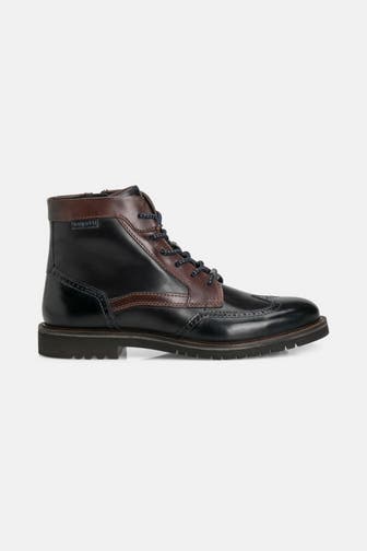 BUGATTI Schnürstiefel zweifarbig