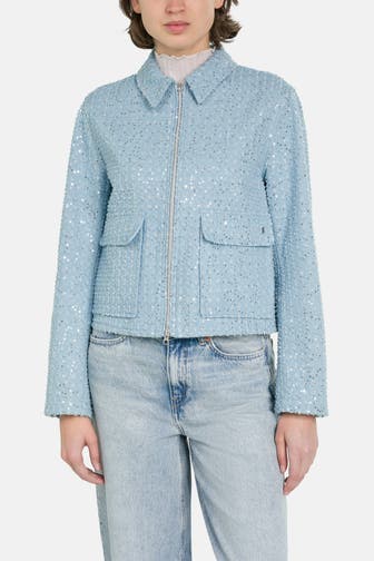 FRIEDA & FREDDIES NY Jeansjacke hellblau
