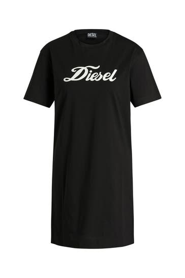 DIESEL T-Shirtkleid schwarz