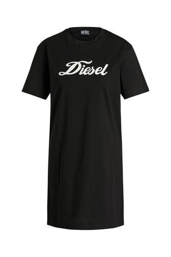 DIESEL T-Shirtkleid schwarz