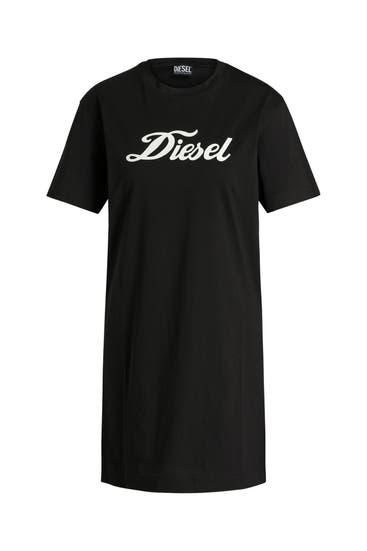 DIESEL - T-Shirtkleid schwarz