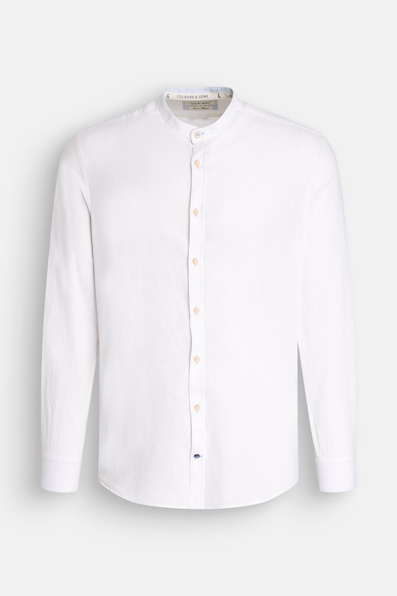COLOURS & SONS Leinenmix-Hemd weiß, Bild 1