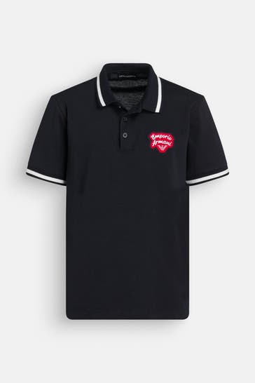 EMPORIO ARMANI Polo-Shirt dunkelblau