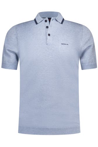 NEW ZEALAND AUCKLAND Polo-Shirt taubenblau