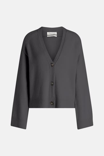 MARC O'POLO Strickjacke dunkelgrau