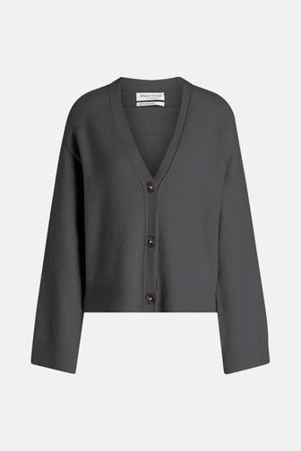 MARC O'POLO Strickjacke dunkelgrau