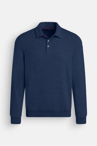 NEW ZEALAND AUCKLAND Langarm-Polo marine