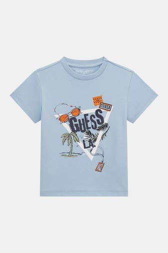 GUESS T-Shirt hellblau