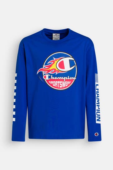 CHAMPION Longsleeve blau