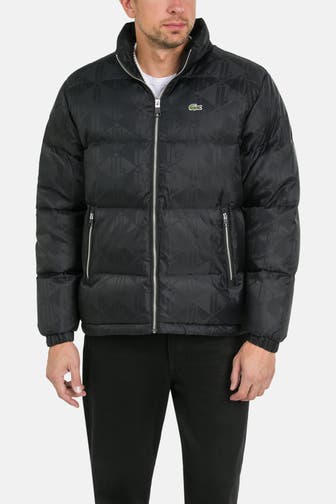 LACOSTE Daunensteppjacke gemustert