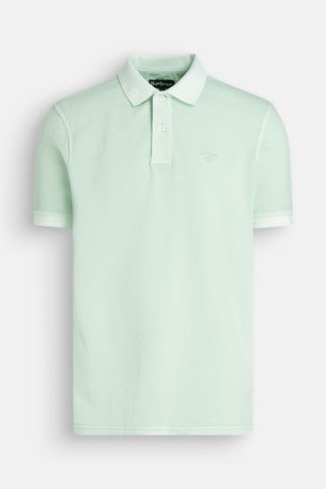 BARBOUR Polo-Shirt mint