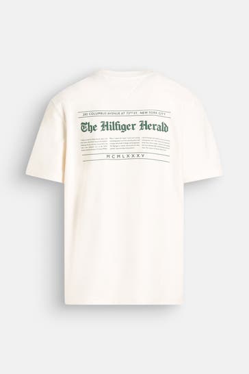 TOMMY HILFIGER T-Shirt 'Herald' ecru