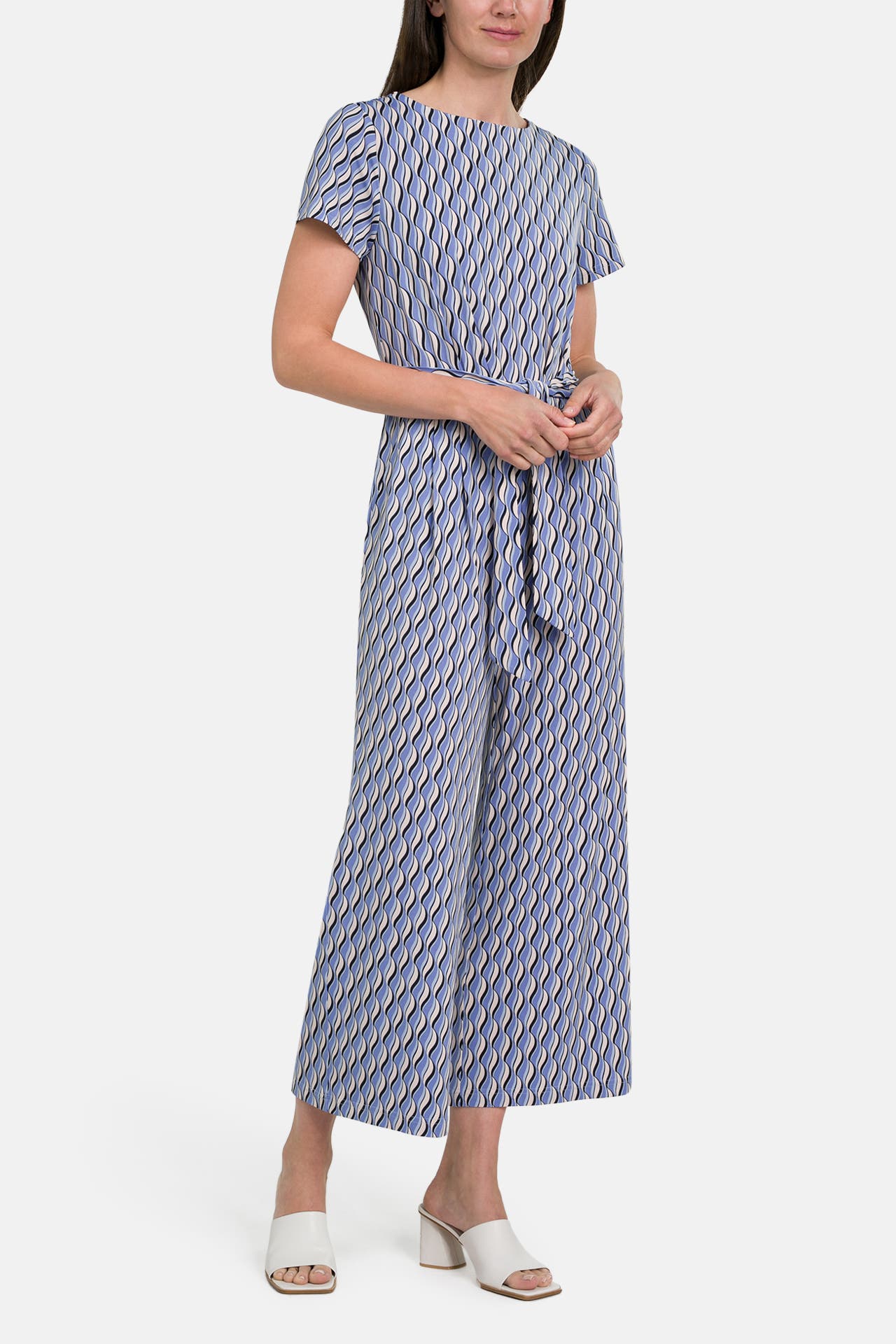BETTY BARCLAY Jumpsuit blau gemustert, Bild 1