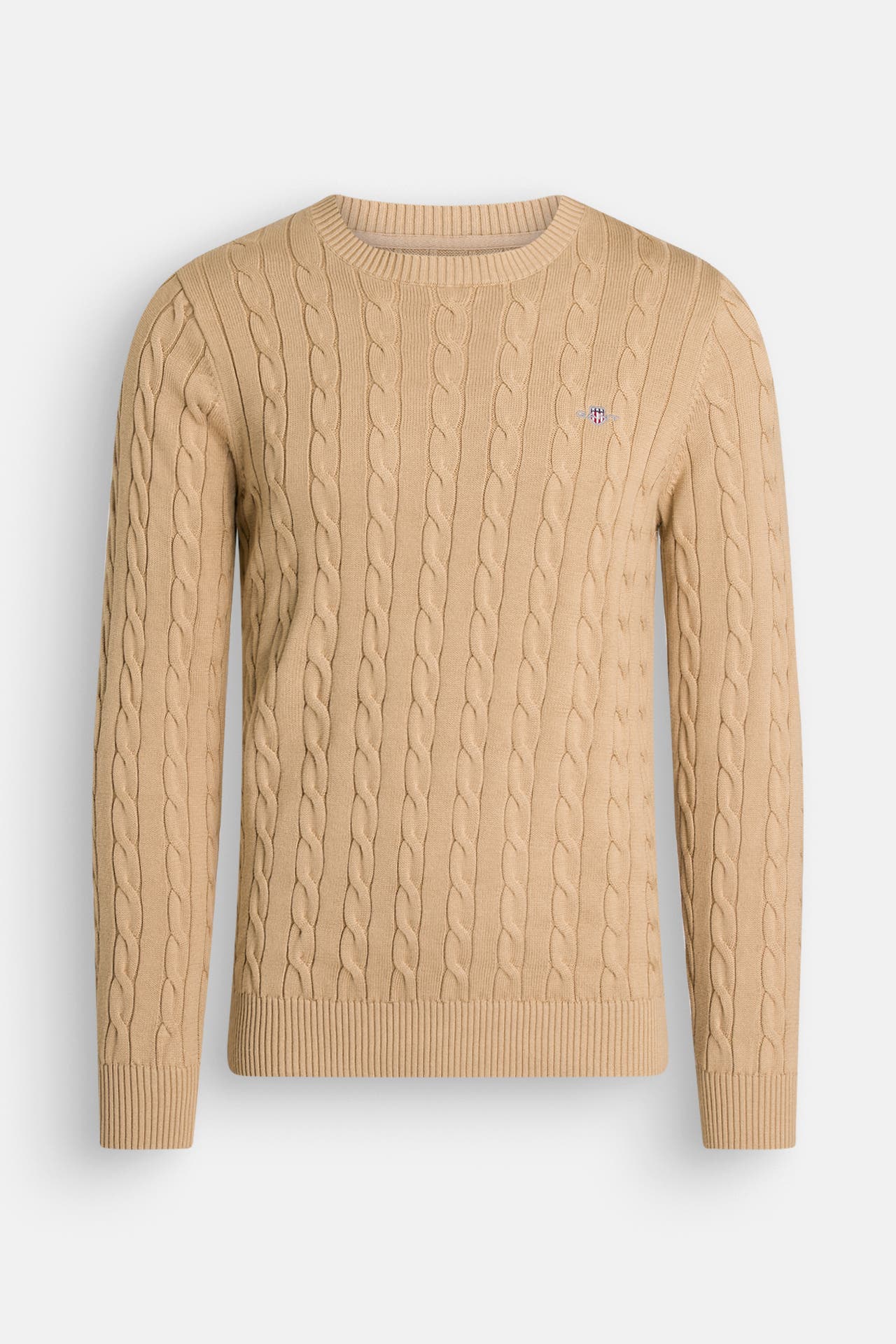 GANT Zopfstrickpullover hellbraun, Bild 1
