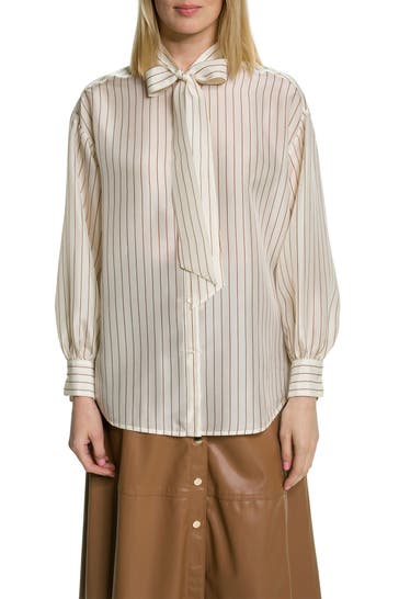 GANT Seidenbluse gestreift