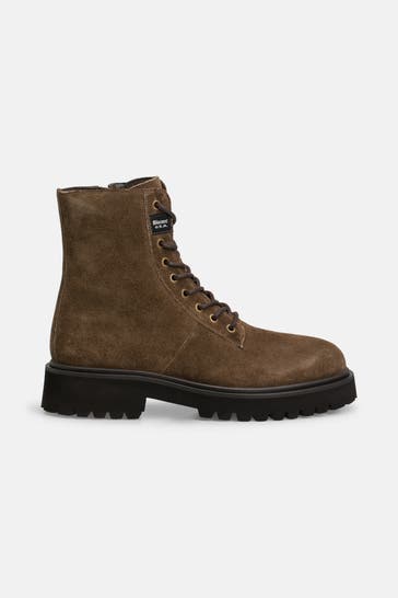 BLAUER Schnürstiefel dunkelbraun
