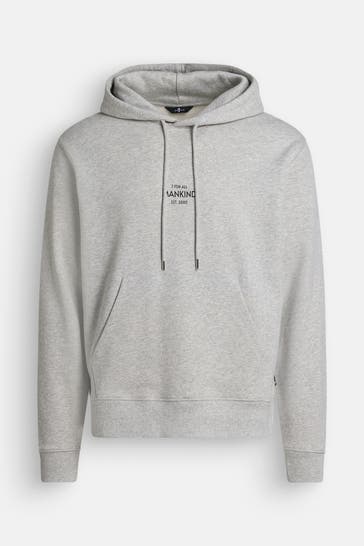 7 FOR ALL MANKIND Hoodie hellgrau