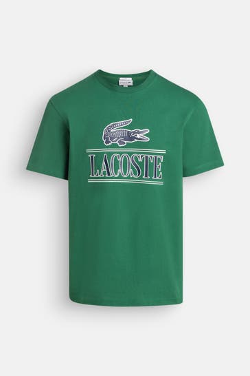 LACOSTE T-Shirt dunkelgrün