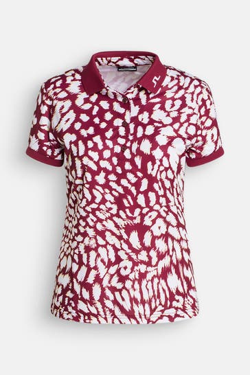 J.LINDEBERG SPORTSWEAR Funktions-Polo 'Tour Tech' gemustert