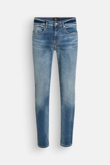 7 FOR ALL MANKIND Jeans 'Slimmy Tapered' blau