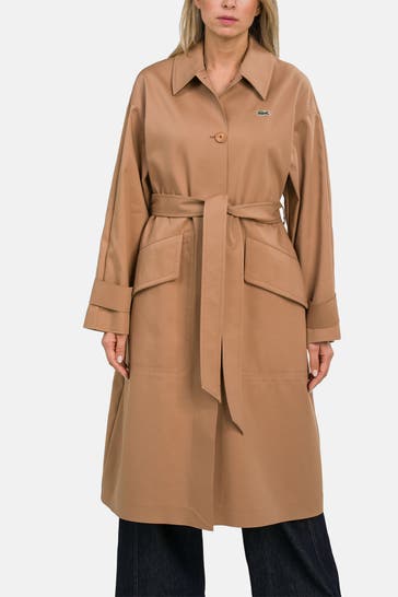 LACOSTE Mantel hellbraun