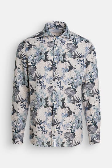 BALDESSARINI Leinenhemd 'Hugh' gemustert