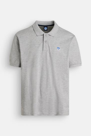 NORTH SAILS Polo-Shirt hellgrau
