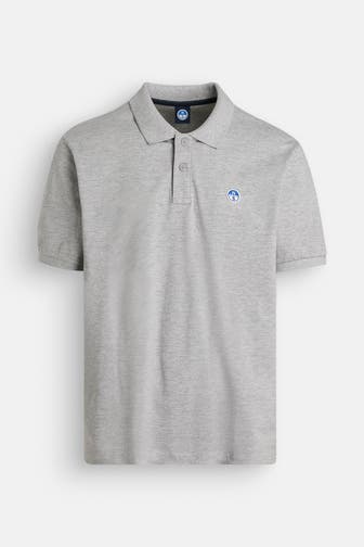 NORTH SAILS Polo-Shirt hellgrau