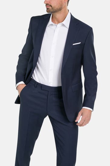 JOOP! Schurwollmix-Anzug 'Finch' dunkelblau