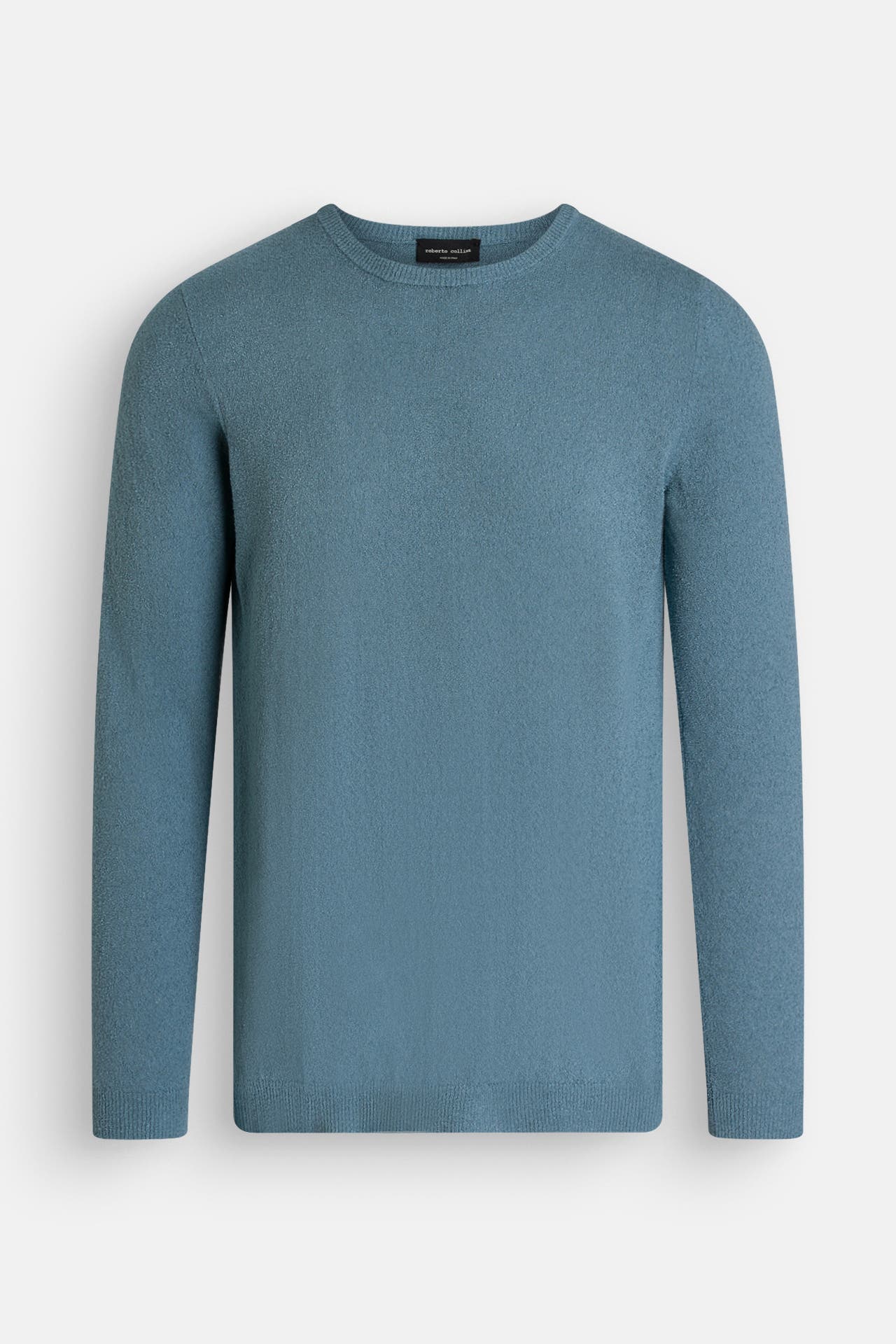 ROBERTO COLLINA Strickpullover azurblau, Bild 1