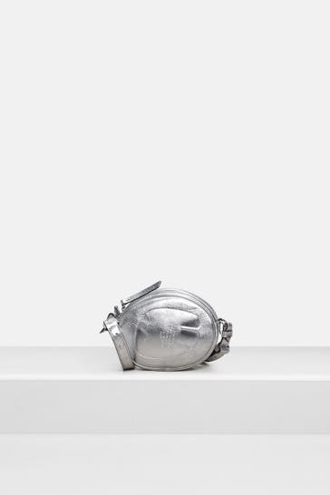 MAISON MARGIELA Schultertasche 'Home' silber