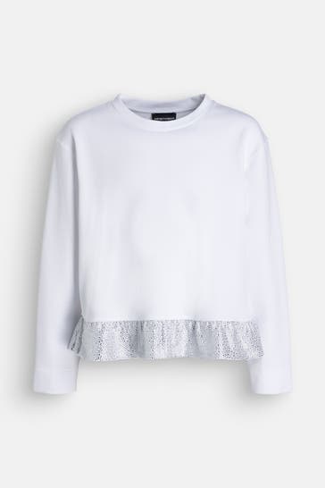 EMPORIO ARMANI Sweatshirt 'Felpa' weiß