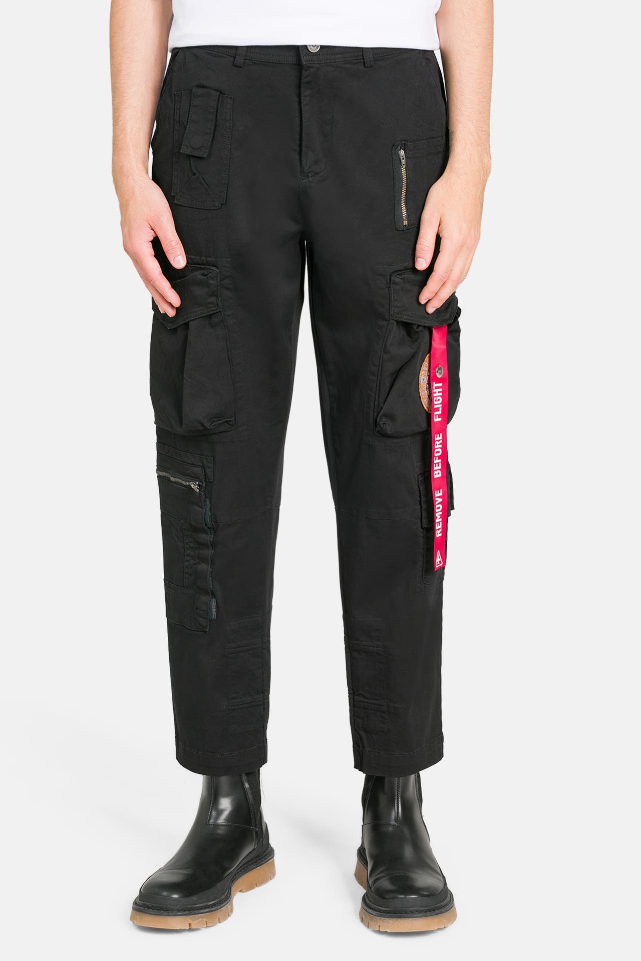 AERONAUTICA MILITARE Cargohose schwarz, Bild 1