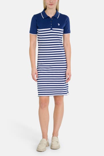 U.S. POLO ASSN. Casual-Kleid zweifarbig