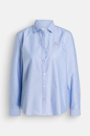 LA MARTINA Casual-Bluse hellblau