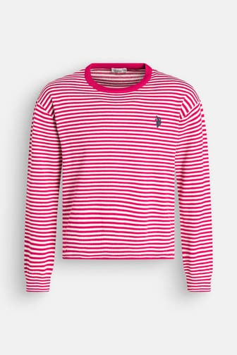 U.S. POLO ASSN. Strickpullover 'Mirea' gestreift